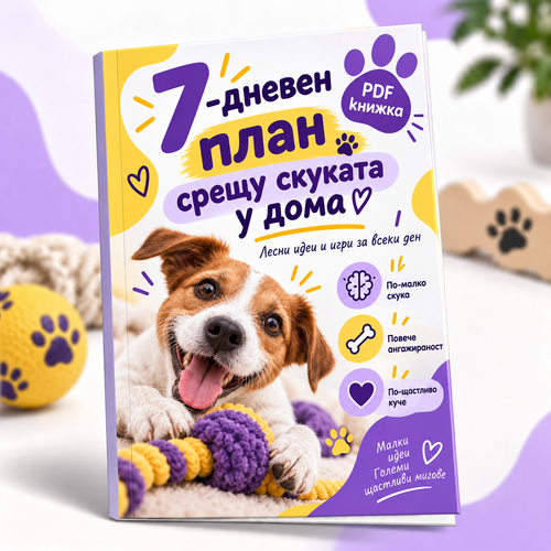 🦴 7-дневен план срещу скуката у дома
